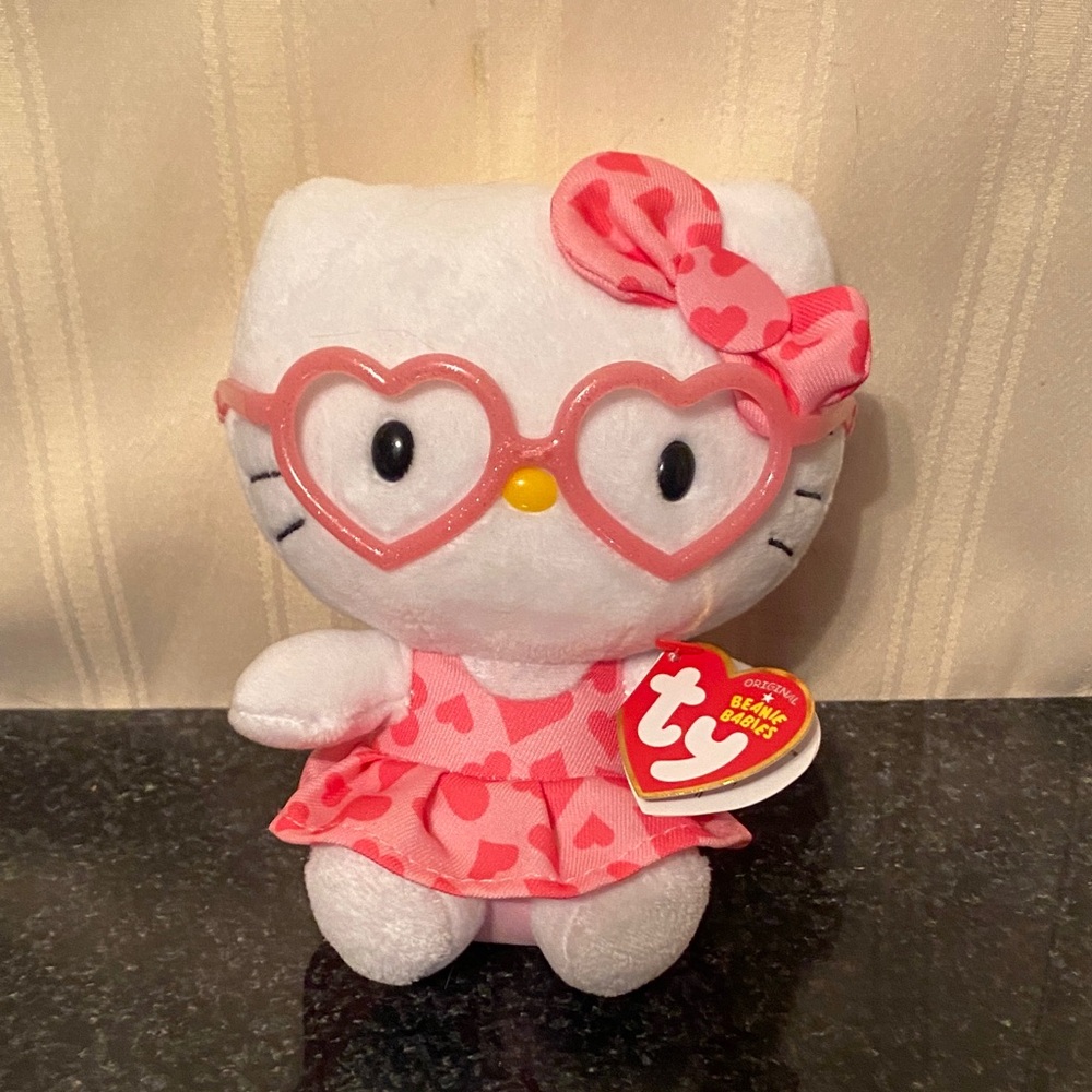 Ty Pink Heart Hello Kitty